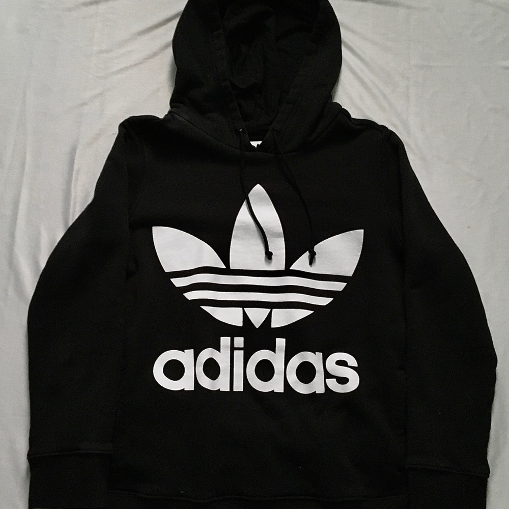 Unisex - Black Adidas Hoodie